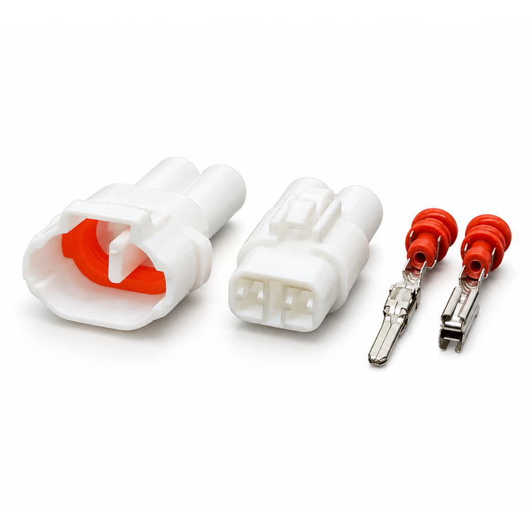 2 Pin Waterproof Male & Female Connector Set 6187-2171 6180-2181 for Foglight AC Assembly – Y90.B/2pinM+F – image 3