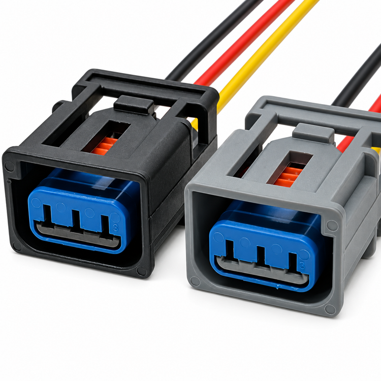 For Ford & Volvo Coil Plug Ignition Connector Cable 3 Pin Pre wired Coil Pack Plugs Style: Both Connectors – Y91/hot.b25+D12 – image 2
