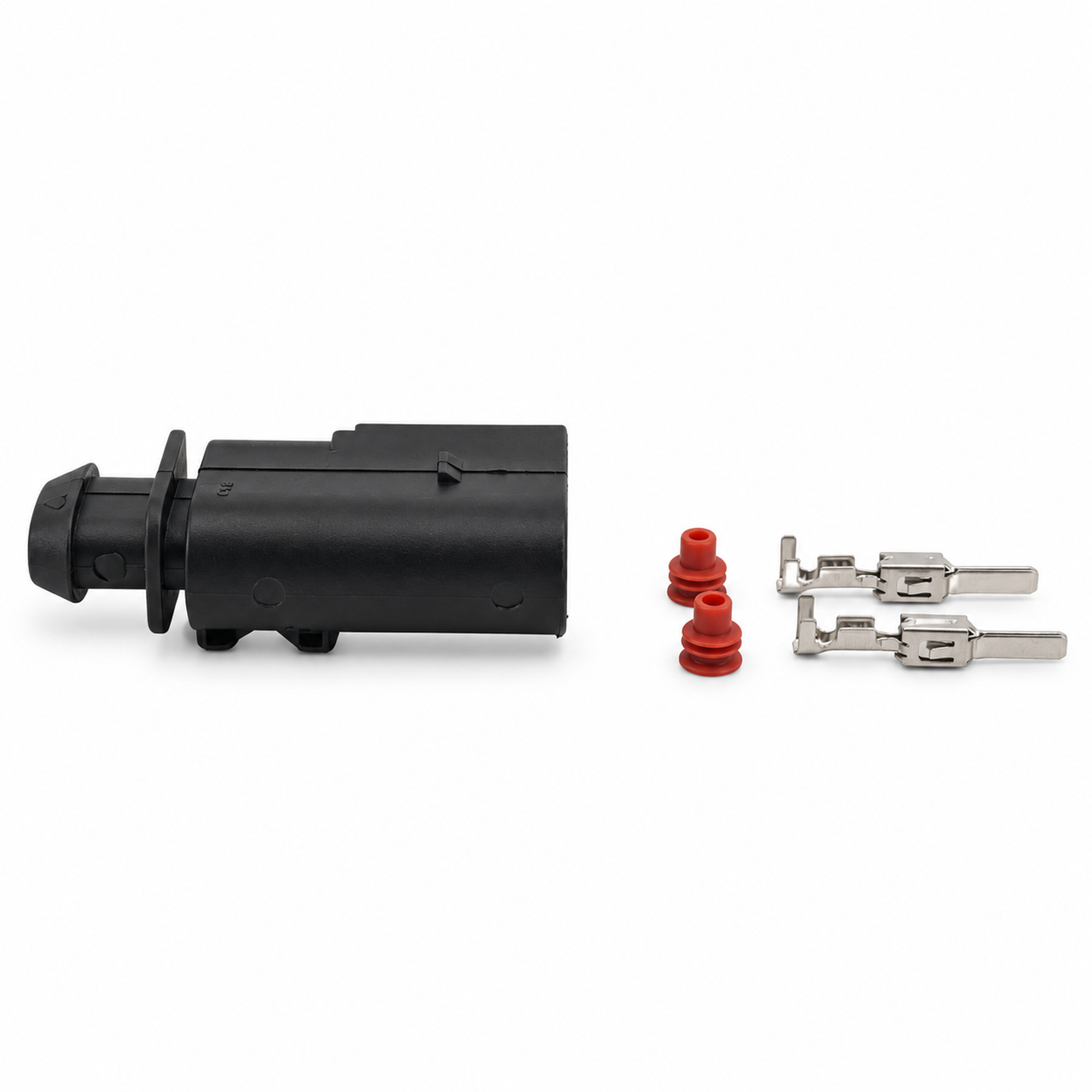 2 Pin Connector Plug Socket with Pins & Seals 8B0973822 / 1J0973822 – Z04.Y/2pinPlug – image 2