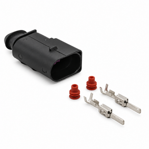 2 Pin Connector Plug Socket with Pins & Seals 8B0973822 / 1J0973822 – Z04.Y/2pinPlug – image 6