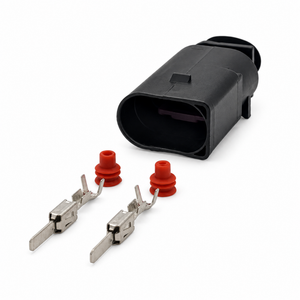 2 Pin Connector Plug Socket with Pins & Seals 8B0973822 / 1J0973822 – Z04.Y/2pinPlug – image 7