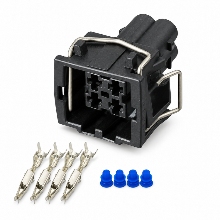 4 Pin Plug 357919754 Wiring Plug Sensor Connector Temp Air Con FITS VW Audi – Z05.O/4pin.n05 – image 5