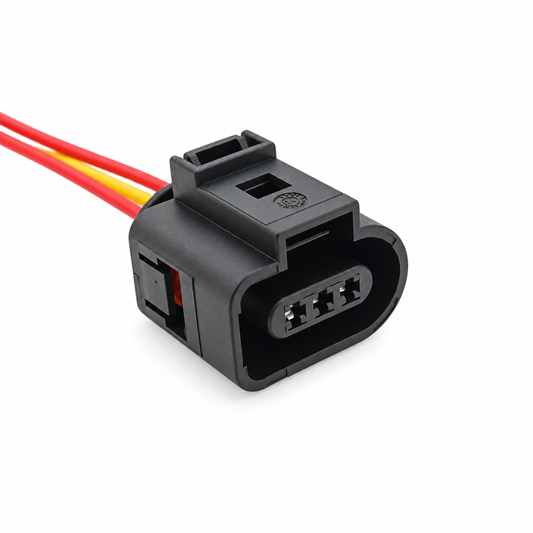 3 Pin Oil Level Sensor Connector Plug Wiring Socket Repair - 3D0973703 VW Audi