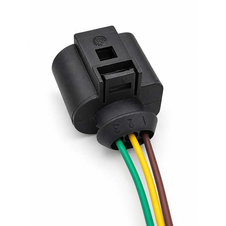 3 Pin Way 1J0973703 Waterproof Electrical Wire Connector Temp Auto Sensor Repair Socket Plug for AUDI A4 A6 AVK VW – Z09.G/cable – image 4