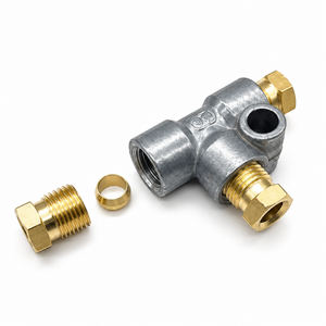 3 Way M10 Brake Line Pipe T Tee Piece with Compression Fittings/Hydro Handbrake – Z116.Y/Tee – image 2