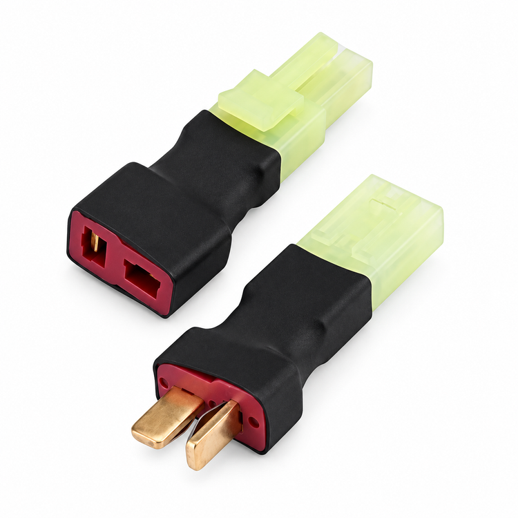 RC Battery Wireless Connector Deans T Plug to Mini Fits Tamiya Female Male Adapter