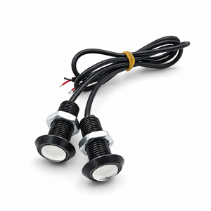 2x White Car LED Eagle Eye Fog Daytime Running DRL Backup Lamp 18mm 9W 12V – Z124.Y/LED – image 3