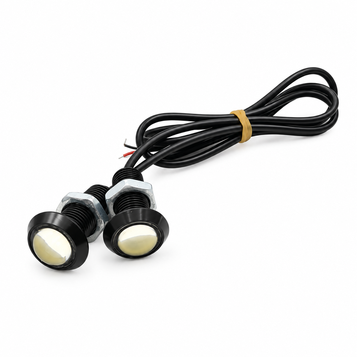 2x White Car LED Eagle Eye Fog Daytime Running DRL Backup Lamp 18mm 9W 12V – Z124.Y/LED – image 5