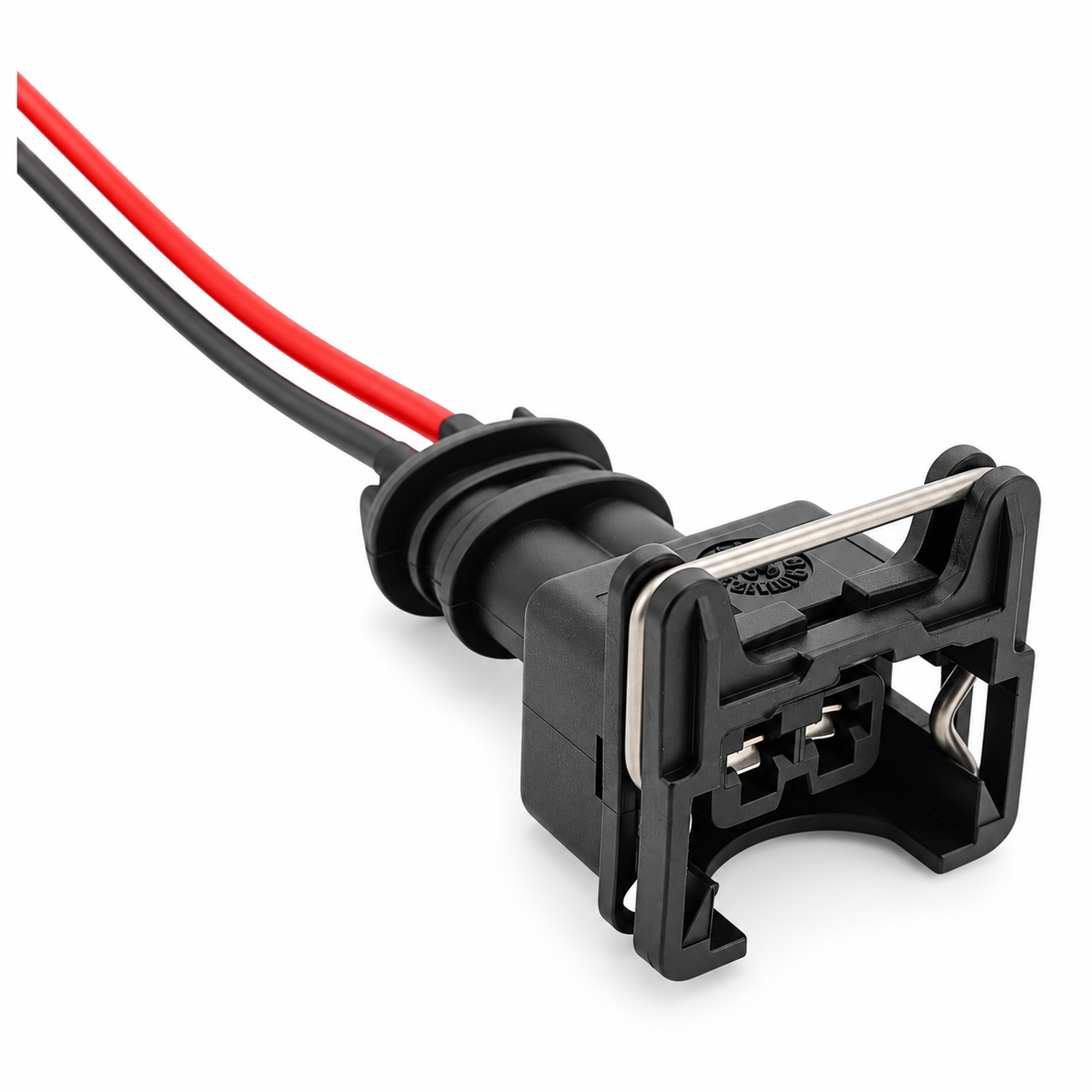 Fuel Injector 2 Pin Connector Plug EV1 OBD1 Pigtail Wiring Clips Fits BOSCH Injectors – Z135/EV1cable – image 6