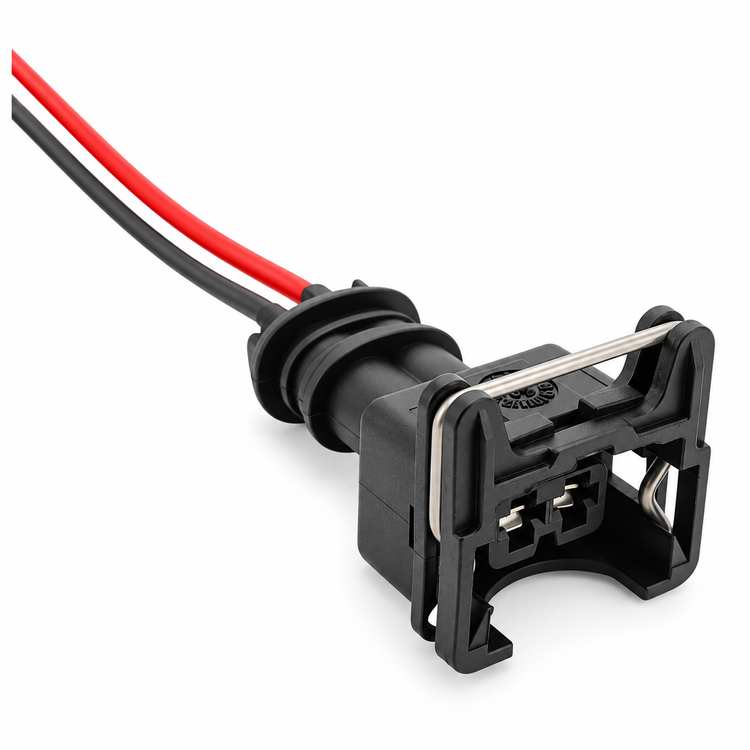 Fuel Injector 2 Pin Connector Plug EV1 OBD1 Pigtail Wiring Clips Fits BOSCH Injectors – Z135/EV1cable – image 6