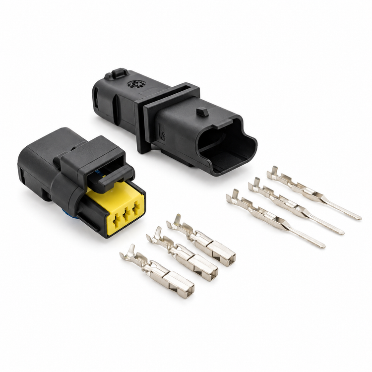 2 3 4 & 6 Pin Waterproof FCI Male & Female Automotive Harness Connector Set – Z139/2pin/FCI/MnF – image 3