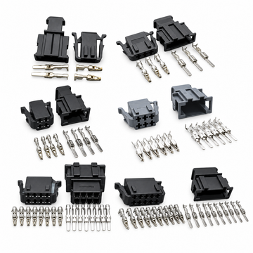 Male & Female Connector Pairs & Pins for VW Audi Seat Skoda 2 3 4 6 8 & 10 Way