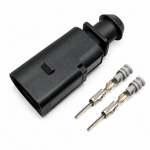1J0973802 VW Audi VAG 2 Pin Male Brake Pad Wear Sensor Connector Plug Repair Kit Male 1.5mm Housing – Z17.Y/2pin – image 8