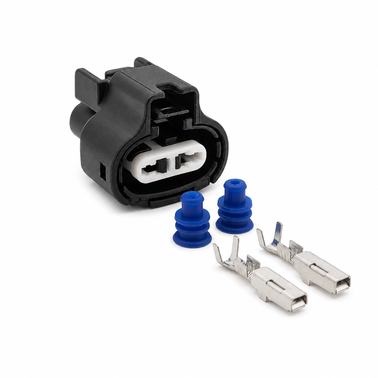 2 Pin Air Intake Temperature Sensor Connector for Toyota 7283-1224-10 / 90980-11163
