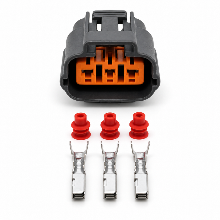 3 Pin Ignition Coil Connector Plug for Mazda 6195-0009 / 6195-0012 – Z180/Connector3pin – image 2