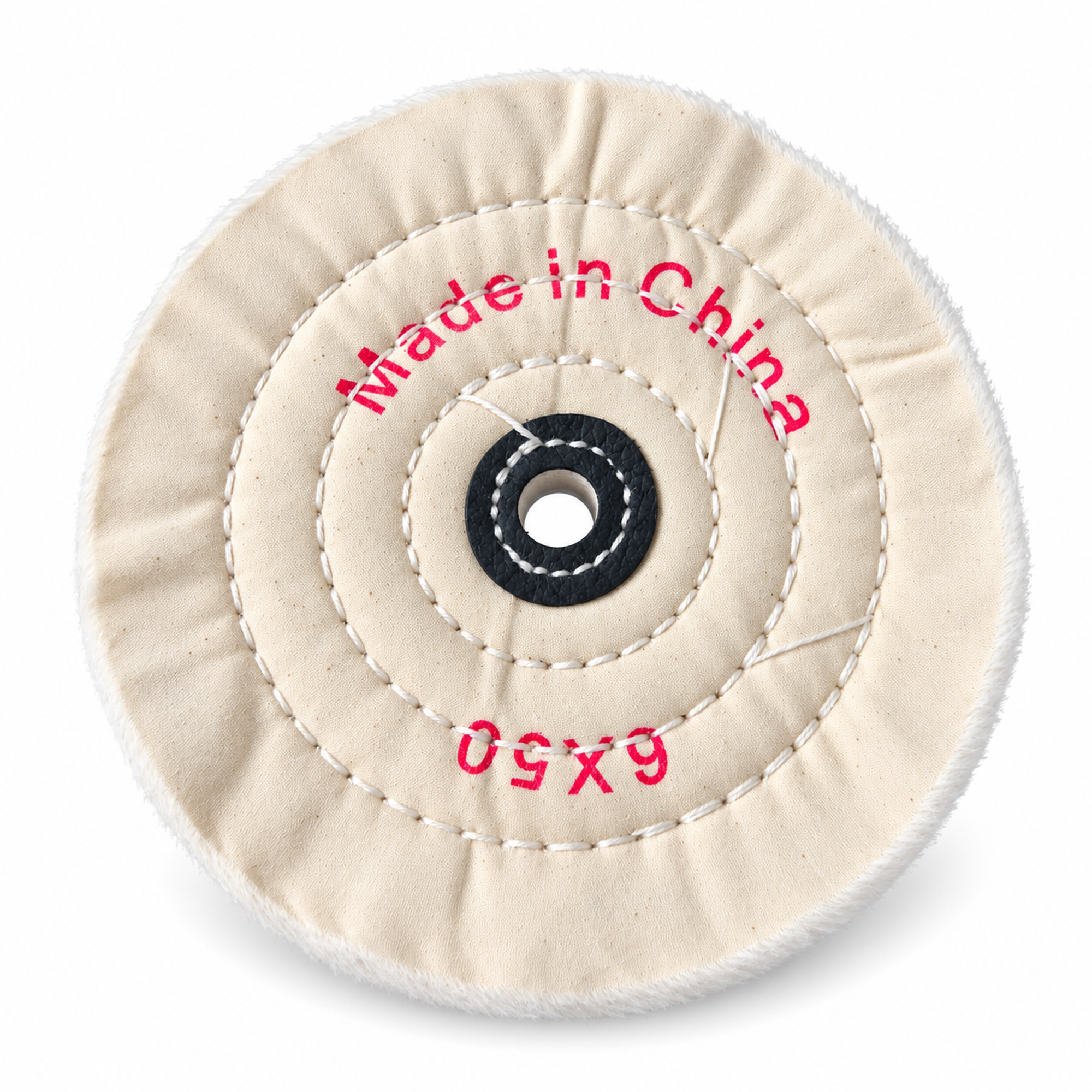 Cotton Buffing Polishing Wheel 6 Inch For Bench Grinder 1/2 Inch Arbor Hole 50 Ply - 2 Pack – Z258 – image 4