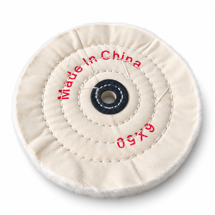 Cotton Buffing Polishing Wheel 6 Inch For Bench Grinder 1/2 Inch Arbor Hole 50 Ply - 2 Pack – Z258 – image 7