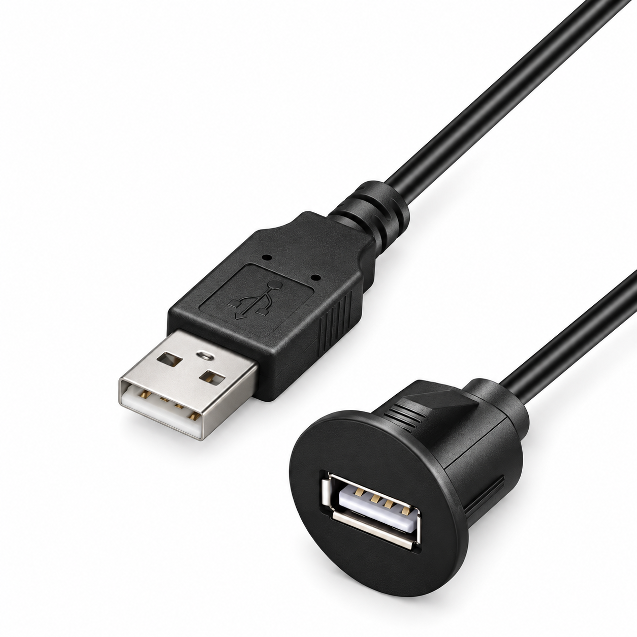 1m PC Car Dash Mount USB 2.0 Male - Female Socket Extension Panel Cable CAMPER PA99949040
