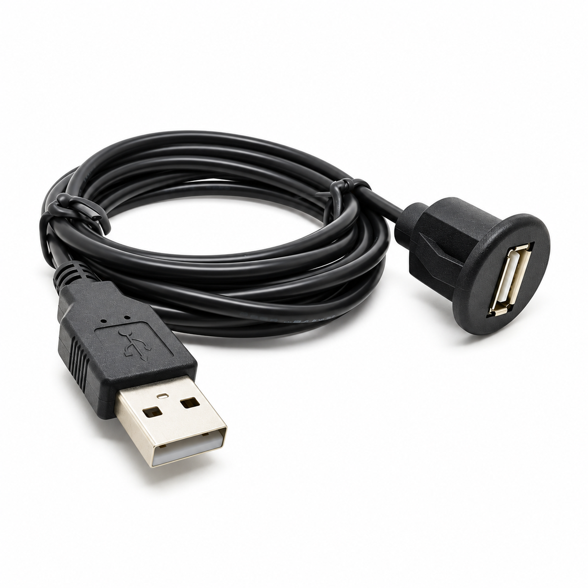 1m PC Car Dash Mount USB 2.0 Male - Female Socket Extension Panel Cable CAMPER PA99949040 – Z26.R/DashUSB – image 2