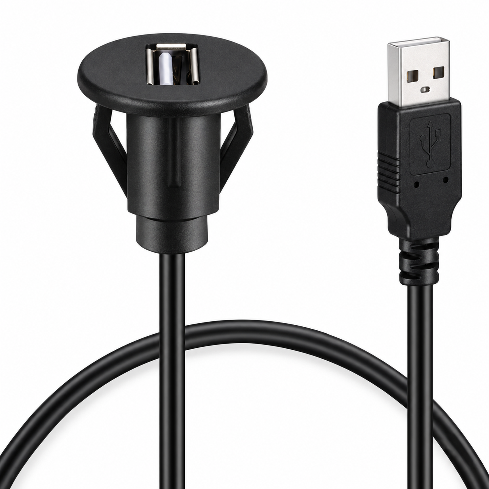 1m PC Car Dash Mount USB 2.0 Male - Female Socket Extension Panel Cable CAMPER PA99949040 – Z26.R/DashUSB – image 3