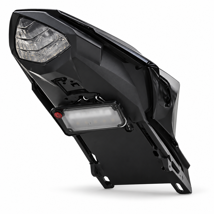Universal Motorcycle License Number Plate Holder Tail Tidy Bracket For Lexmoto – Z27.Y/MotoBPlate – image 3