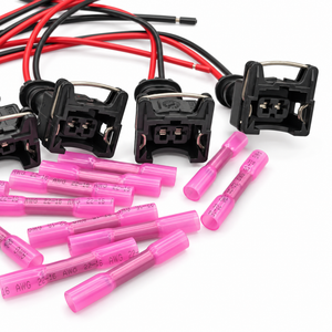 6pcs 2 Pin Fuel Injector Plug Repair Kit For Bosch EV1 037906240 - Unwired Kit With Terminals Seals - OE 6SETS - 6pcs – Z285 – image 4