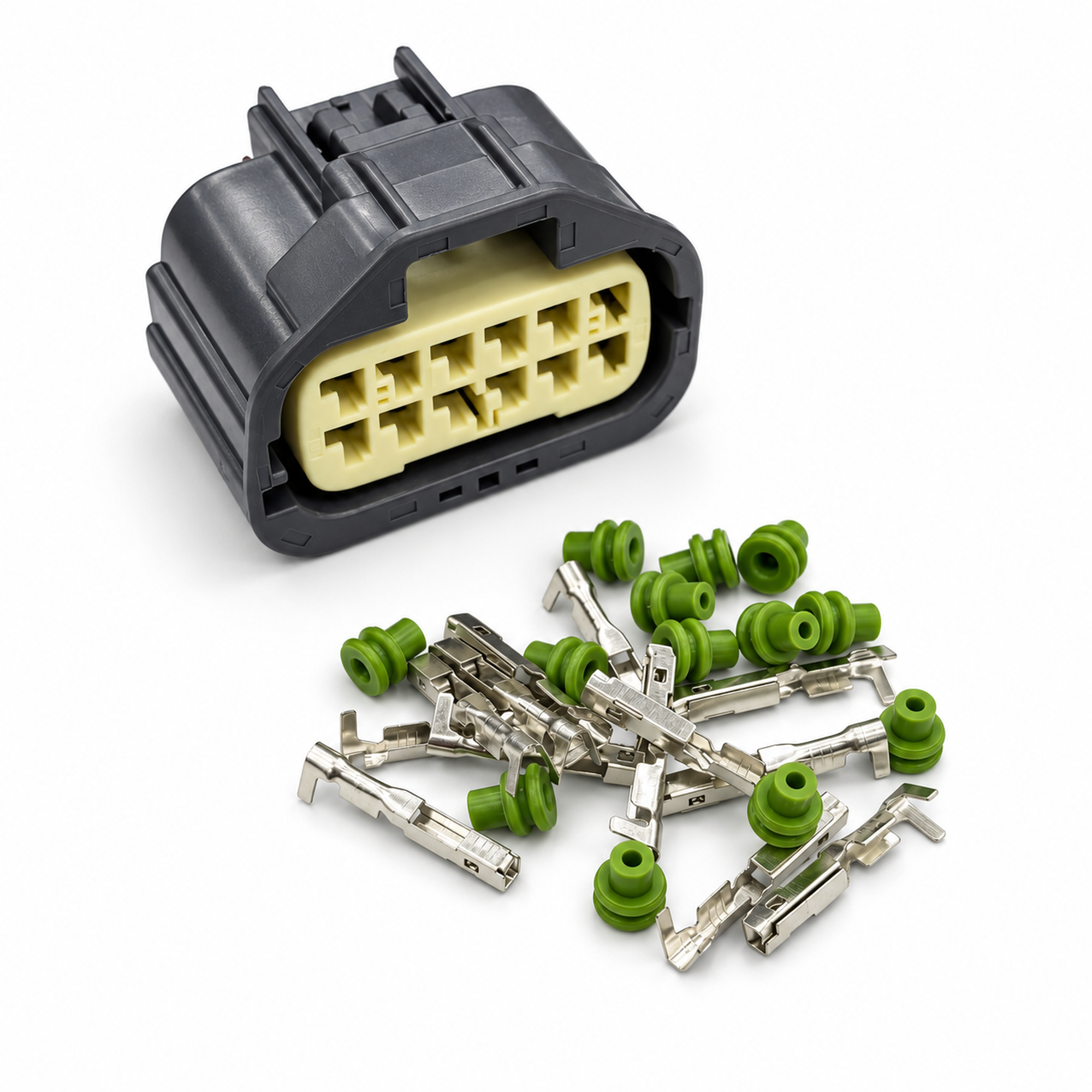 12 Pin Connector Plug For Volvo Land Rover Ford - Unwired Kit With Terminals Seals - OE 7282-5545-10 7283-5545-10 – Z293/C325 – image 2