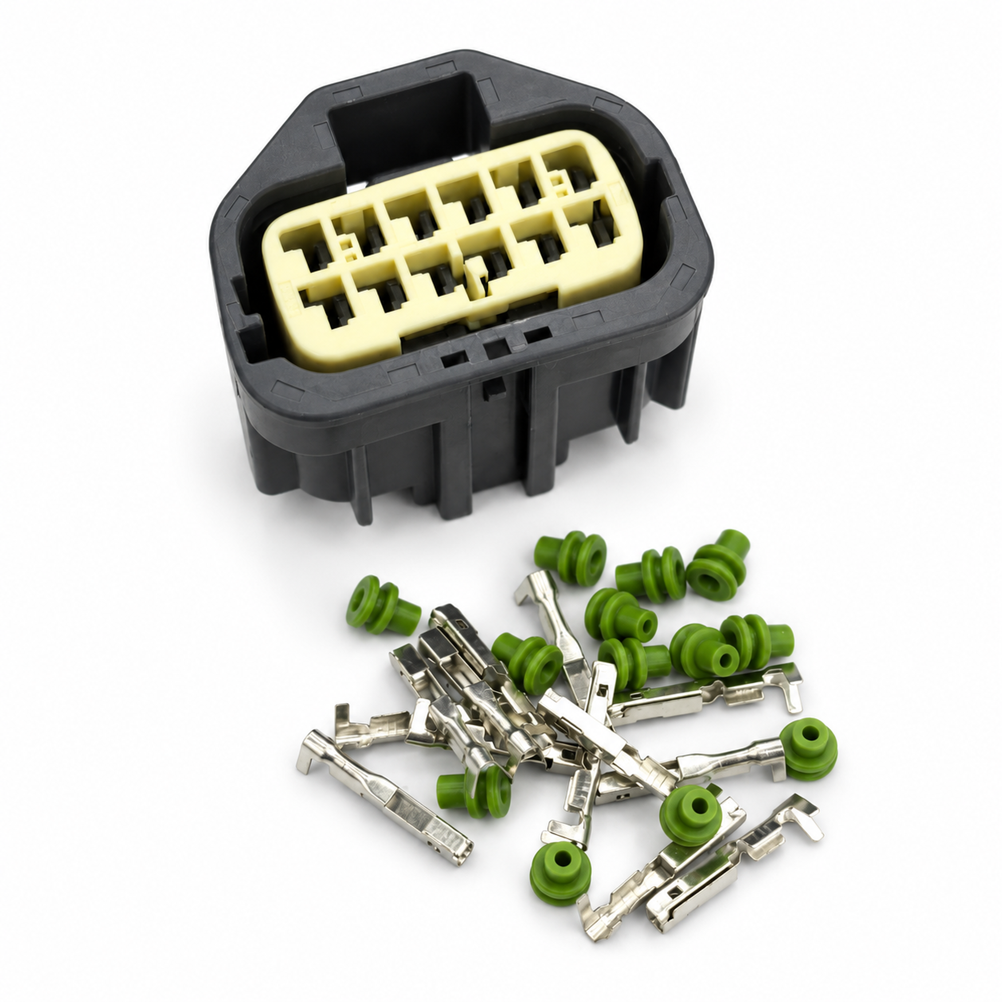 12 Pin Connector Plug For Volvo Land Rover Ford - Unwired Kit With Terminals Seals - OE 7282-5545-10 7283-5545-10 – Z293/C325 – image 3