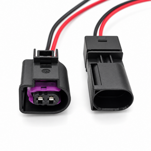 2 Pin Connector Plug For VW Passat Golf Jetta for A3 A4 A5 A6 Q7 Tt Horn Fuel Injector with 4D0 971 992 - Prewired 15cm 18AWG - OE 4D0971992 – Z299/C372 – image 4