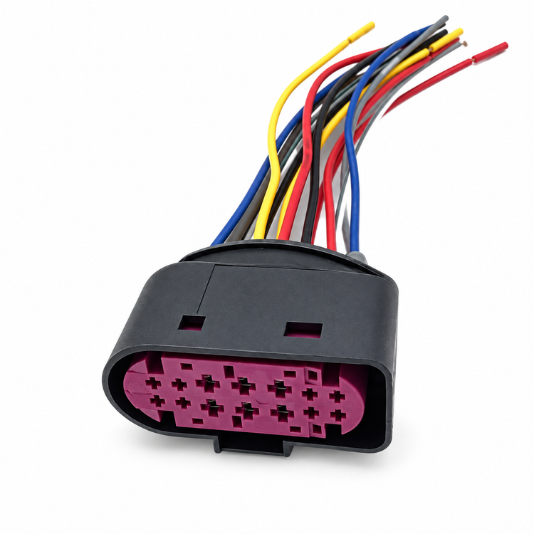 Headlight Xenon Lamp Plug Connector 14 Pin 1J0973737 Compatible with VW Audi Skoda Seat – #Z30.R/cable.q10 – image 3