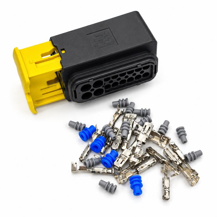 16 Pin Wire Harness For Scania ELC4 Suspension Ecu - Prewired 15cm 18AWG - OE 1-1564337-1 1-1564528-1 – Z300/C378 – image 3