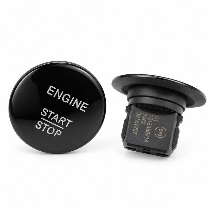 Keyless Engine Start/Stop Switch For Mercedes-Benz A, B, C, CLA, CLS, E, GL, GLA Silver, Black or Red – Z321/E349/Silver-StartStop – image 4