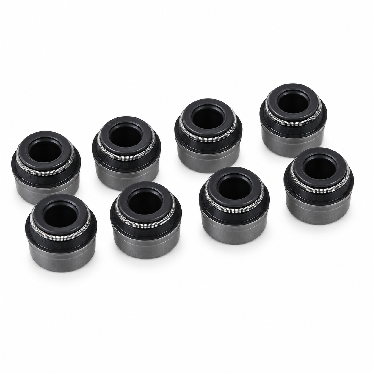 8pcs Cam Valve Stem Oil Seal Set - 7mm Diameter for VW Audi Seat BMW - 027109675