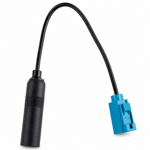 1 Pin Fakra Female To DIN Female Plug Car Radio Aerial Adapter Antenna Cable AM/FM DAB – Z326/Q13/FFD – image 2