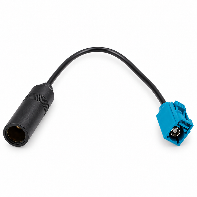 1 Pin Fakra Female To DIN Female Plug Car Radio Aerial Adapter Antenna Cable AM/FM DAB – Z326/Q13/FFD – image 7