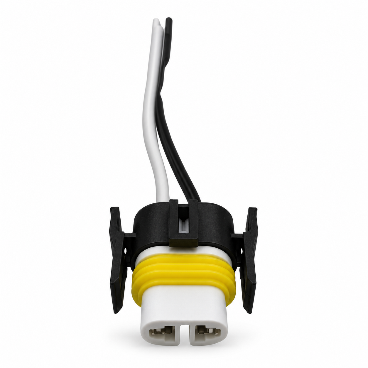1x 2 Pin H11 Ceramic Headlight Fog Light Bulb Connector Holders 9cm Wire Plug PA9646467588