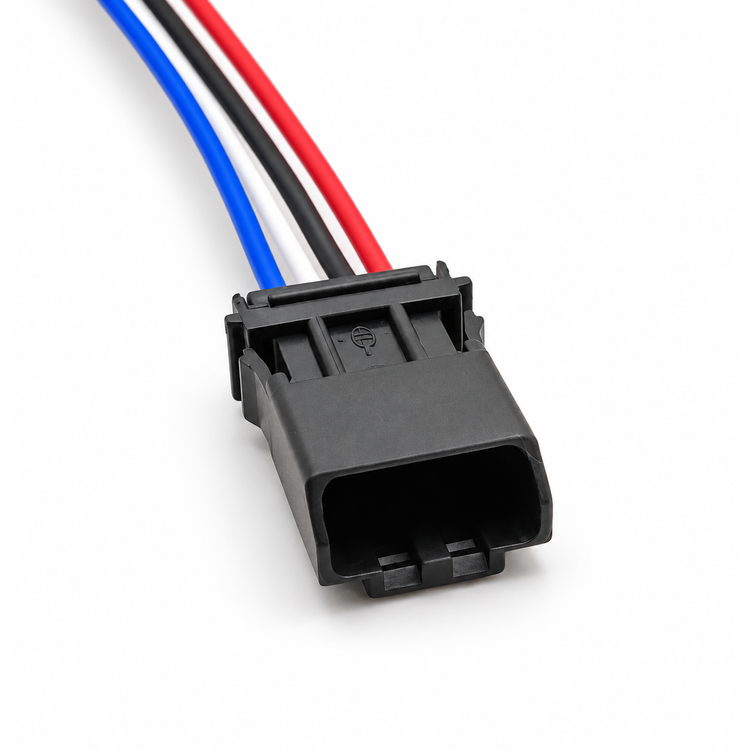 4 Pin Connector Prewired Plug MX19004S51 MX19004P51 72908-11 Fits Harley Davidson – Z342/BAG-36/M+F-Cables – image 10