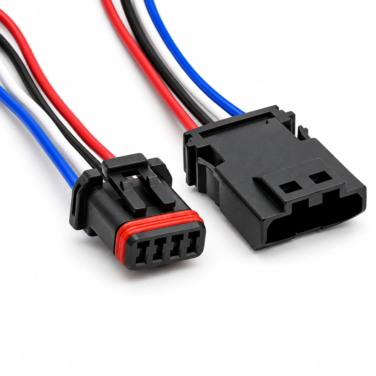 4 Pin Connector Prewired Plug MX19004S51 MX19004P51 72908-11 Fits Harley Davidson – Z342/BAG-36/M+F-Cables – image 11