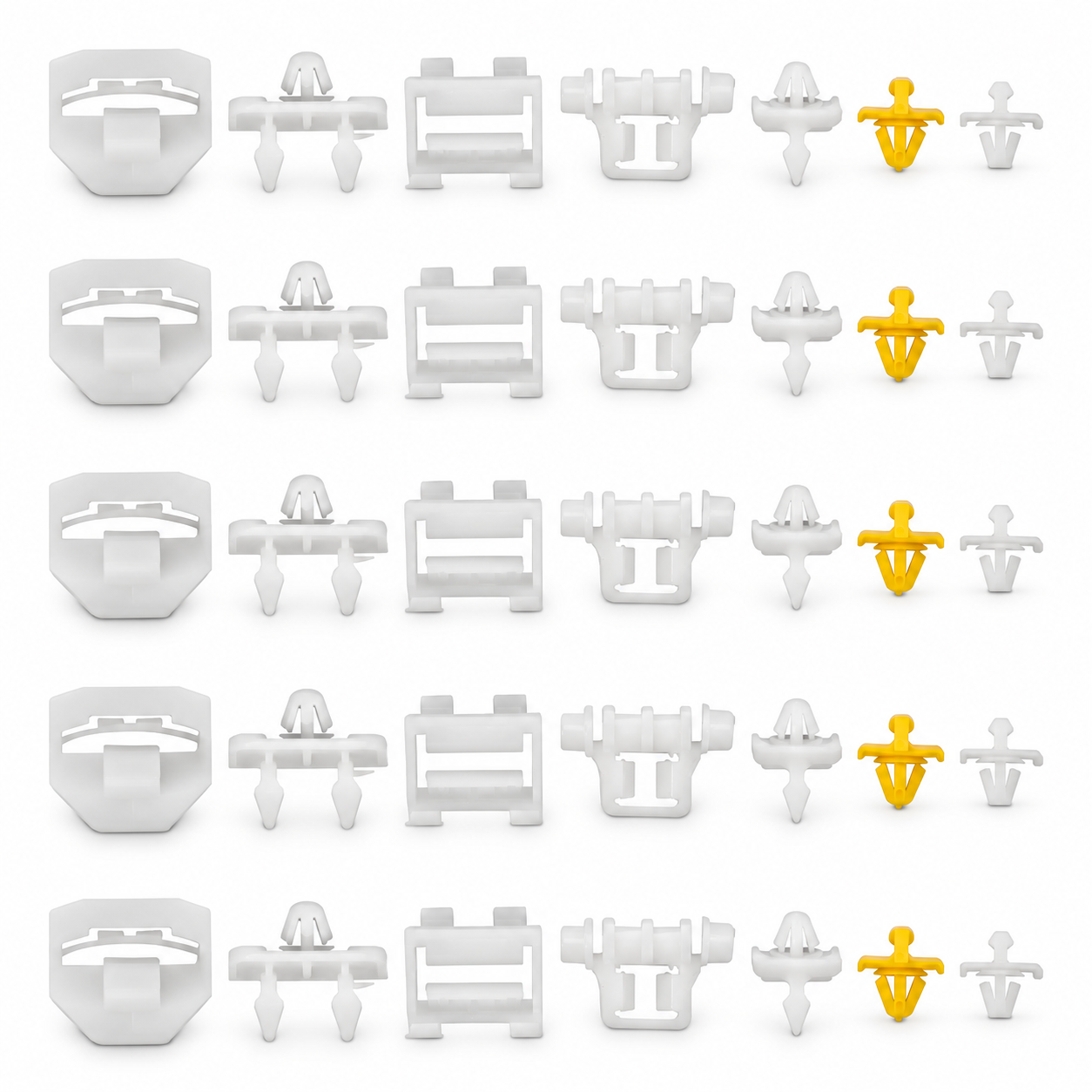 5 Sets Side Panel Clips Kit for Mercedes-Benz 190er W201 190E 190D 0019885081