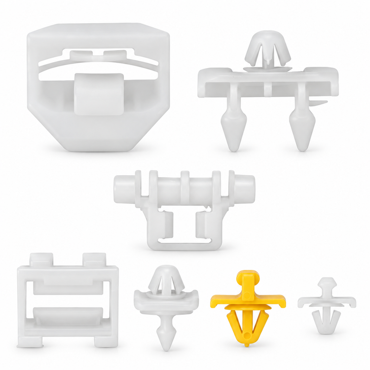 5 Sets Side Panel Clips Kit for Mercedes-Benz 190er W201 190E 190D 0019885081 – Z344/E222/clips-assorted – image 2