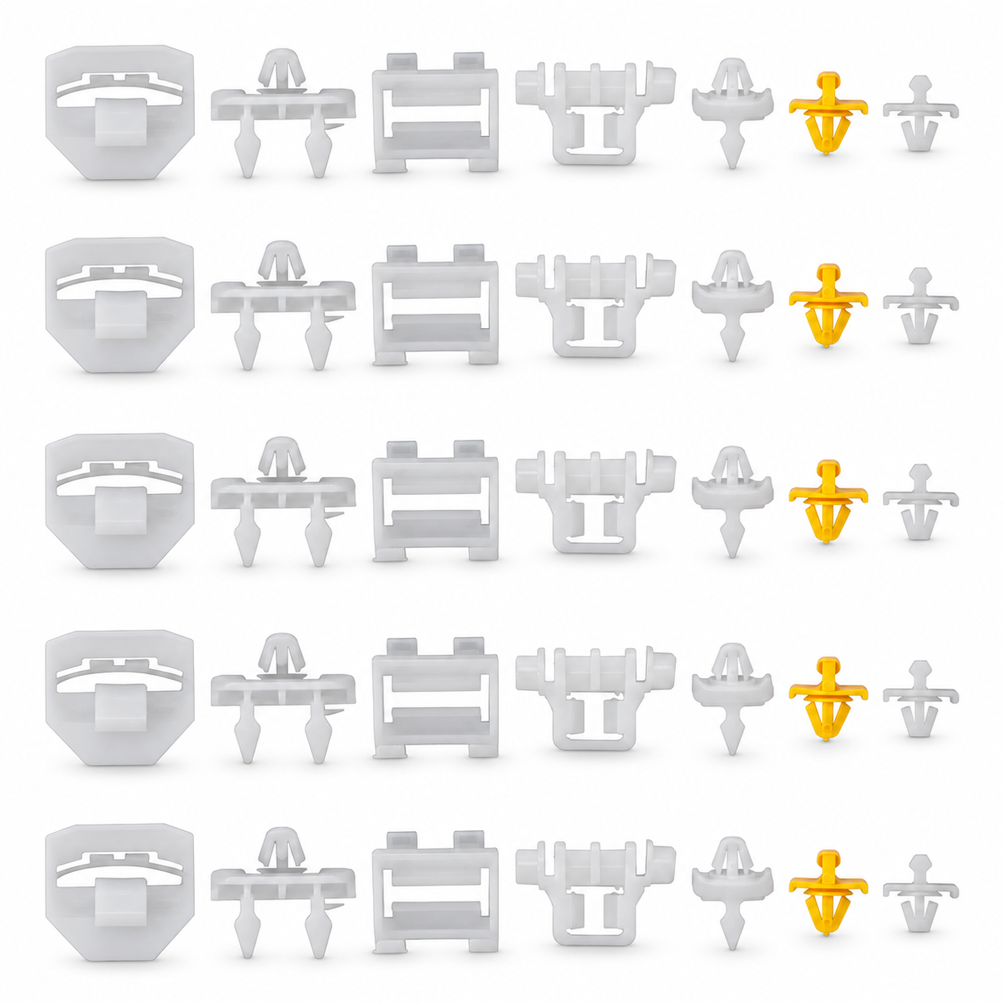 5 Sets Side Panel Clips Kit for Mercedes-Benz 190er W201 190E 190D 0019885081 – Z344/E222/clips-assorted – image 7