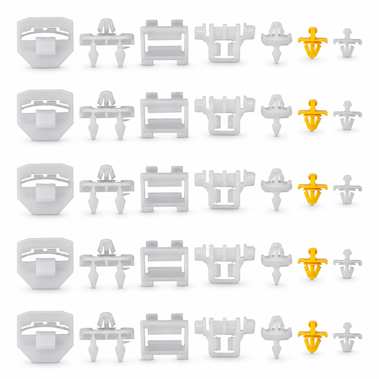 5 Sets Side Panel Clips Kit for Mercedes-Benz 190er W201 190E 190D 0019885081 – Z344/E222/clips-assorted – image 7