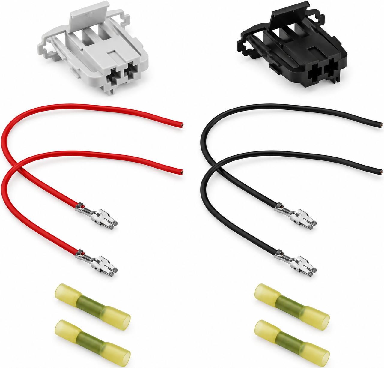 2 Pin Heater Blower Resistor Harness Repair Kit for Alfa Romeo Mito (2008+) for Citroën Berlingo (2008+), C3 Picasso, C4 Picasso, Jumpy (2007+) for Fiat Doblo, Grande Punto (2010+)