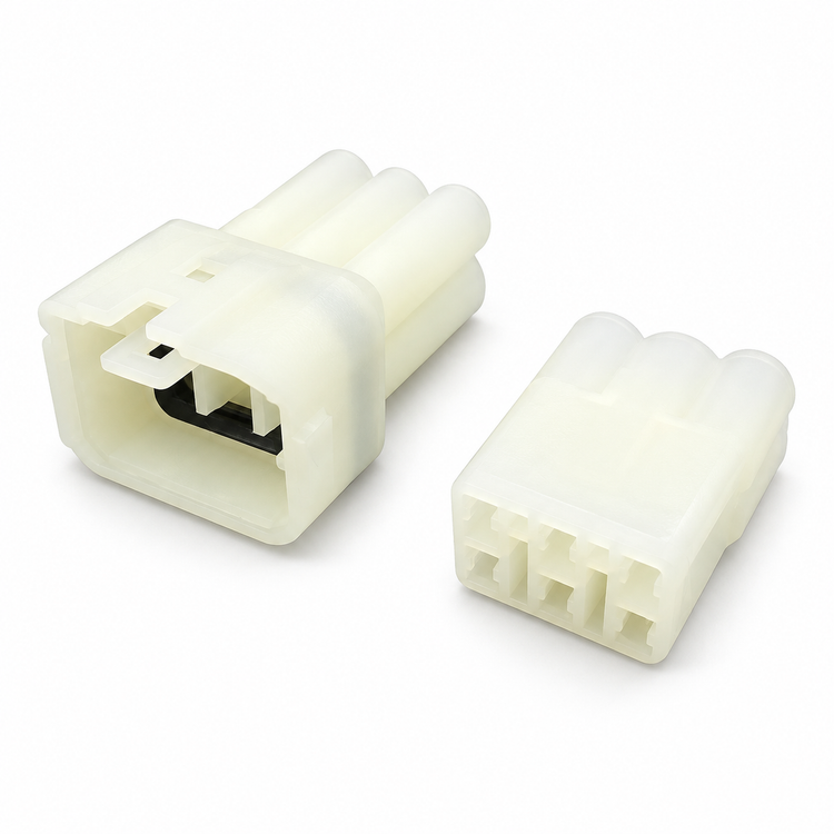 Sumitomo HM 090 MT 6 Pin Connector Plug Set With Pins Seals Fits Suzuki, Yamaha & Honda – Z42.R/6pinM+F.s17 – image 3