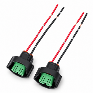 2 Pin 2pcs For Honda Insight Headlight Bulb H11 Connector Wiring Adapter – Z49.O/2pcs.plugs – image 2