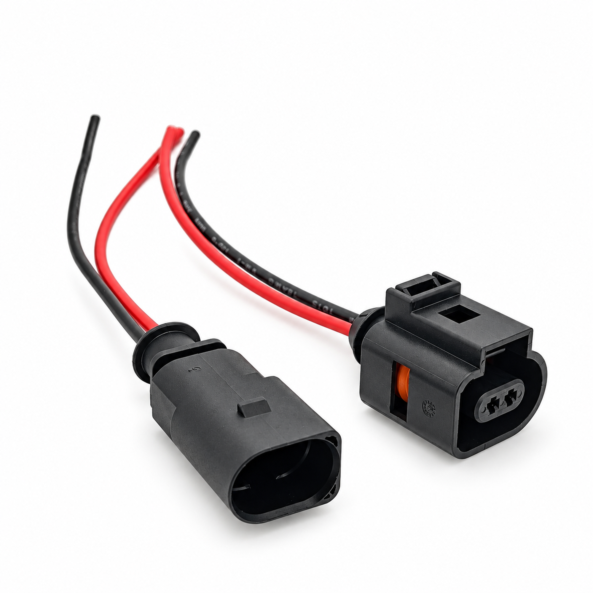 FOR VW AUDI VAG 2 Pin Male & Female Prewired Connector Sensor Plug Kit 1J0973802 1J0973702 – Z50/or/z63+c3 – image 4