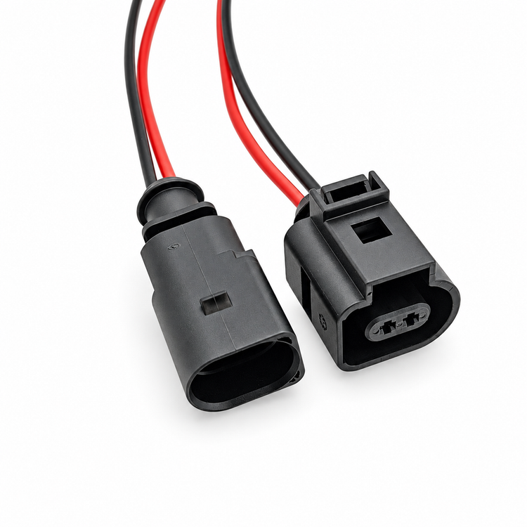 FOR VW AUDI VAG 2 Pin Male & Female Prewired Connector Sensor Plug Kit 1J0973802 1J0973702 – Z50/or/z63+c3 – image 10