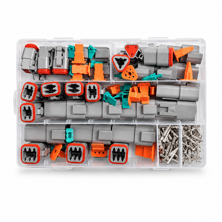 250pcs Deutsch DT Series Waterproof Wire Connector Kit with Pins – Z58.B/250pcsSet – image 3