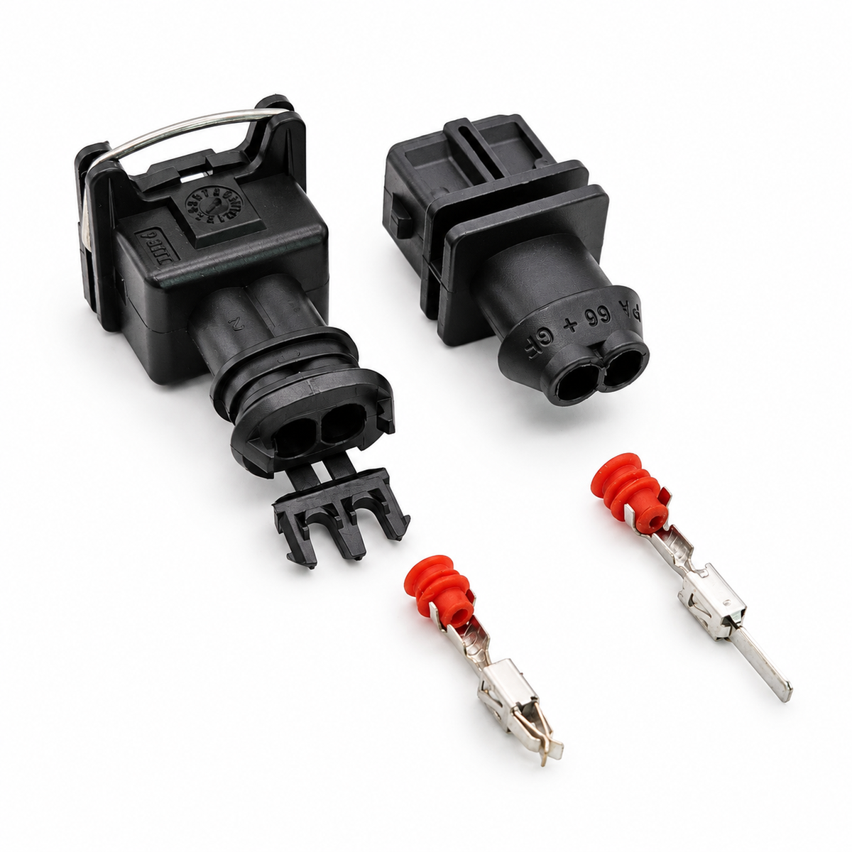 2 Pin EV1 282189-1 282762-1 Auto Waterproof Electrical Wire Connector Plug AC Assembly Fuel Injector Socket Adapters – Z62/2pin-M+F – image 2