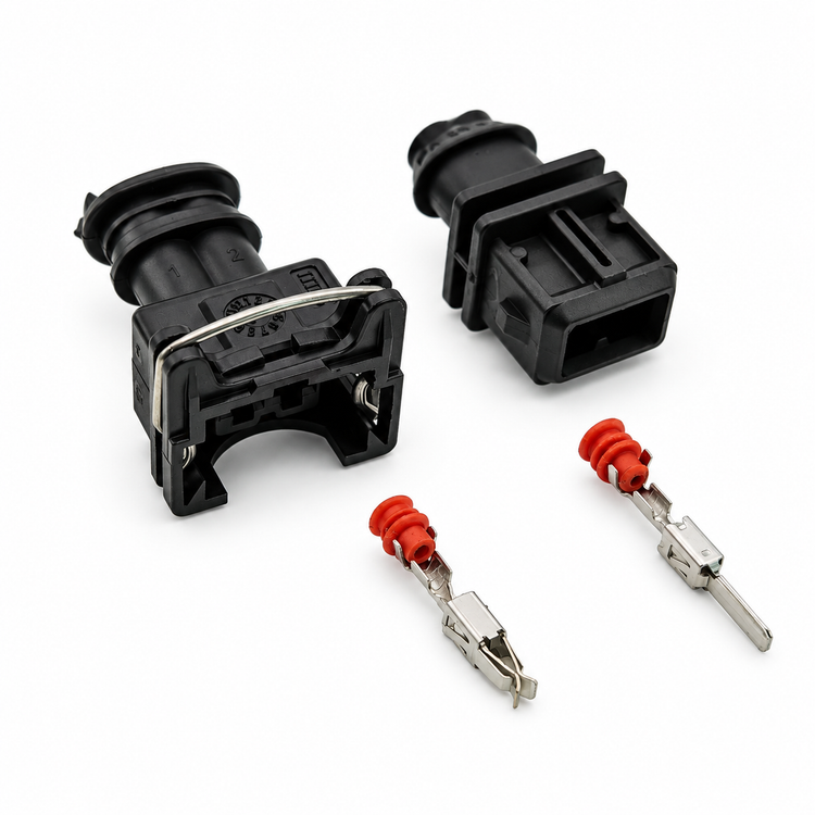 2 Pin EV1 282189-1 282762-1 Auto Waterproof Electrical Wire Connector Plug AC Assembly Fuel Injector Socket Adapters – Z62/2pin-M+F – image 5